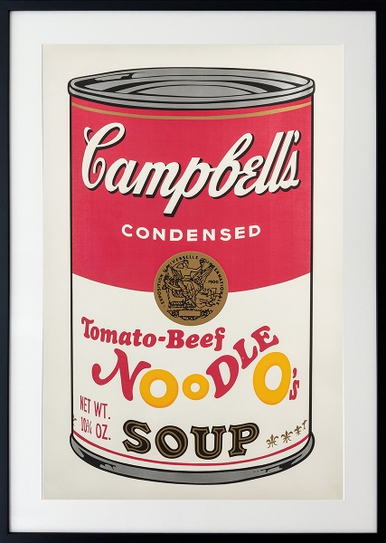 WARHOL Andy - Tomato-Beef Noodle O's (Campbell's Soup II)